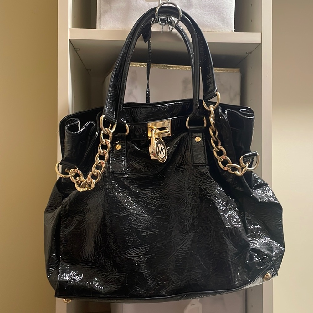 Michael Kors Hamilton black tote